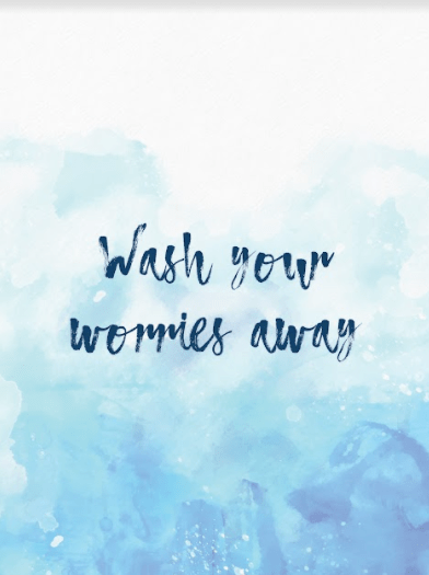 Watercolour Bathroom Canvas
