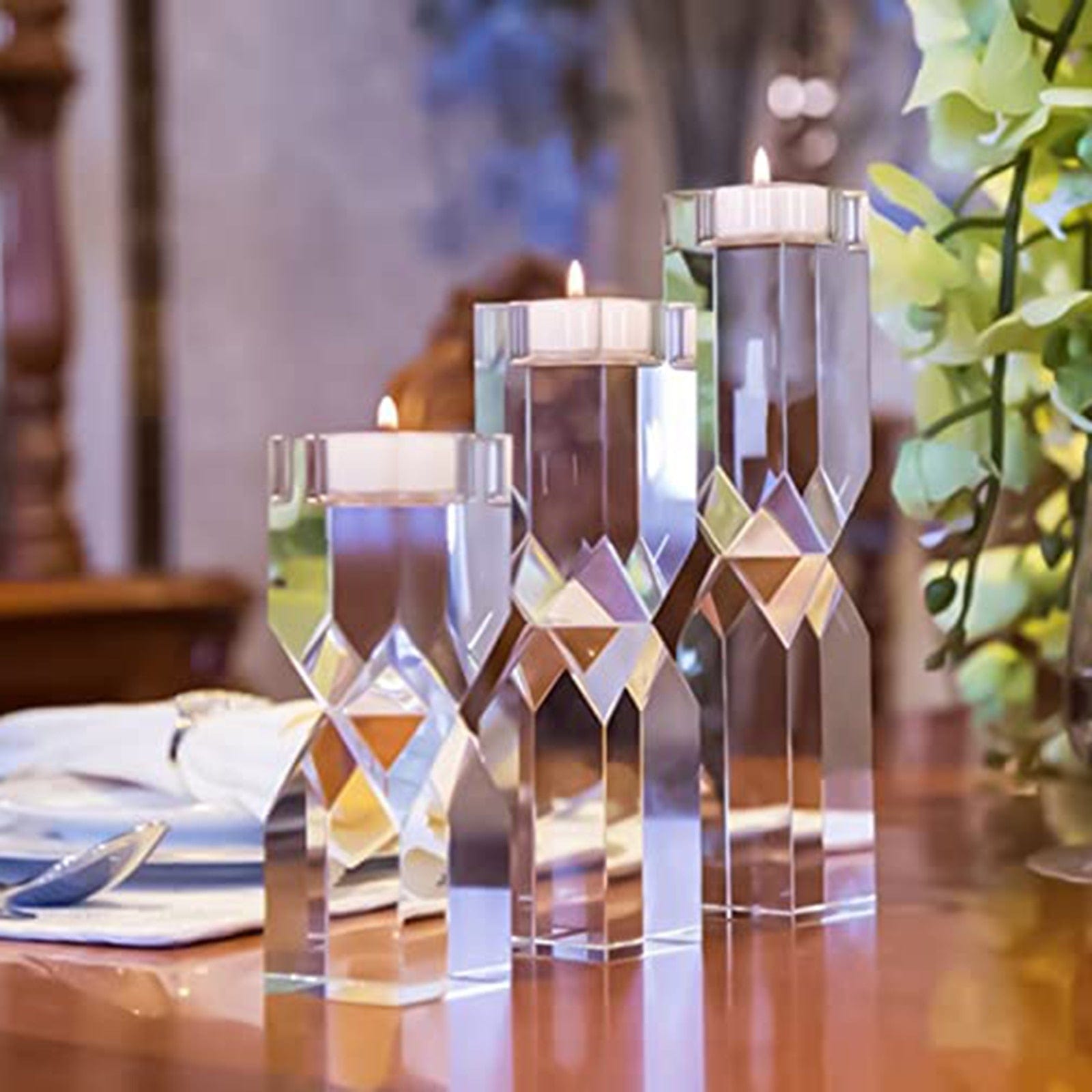 Hourglass Candle Holder