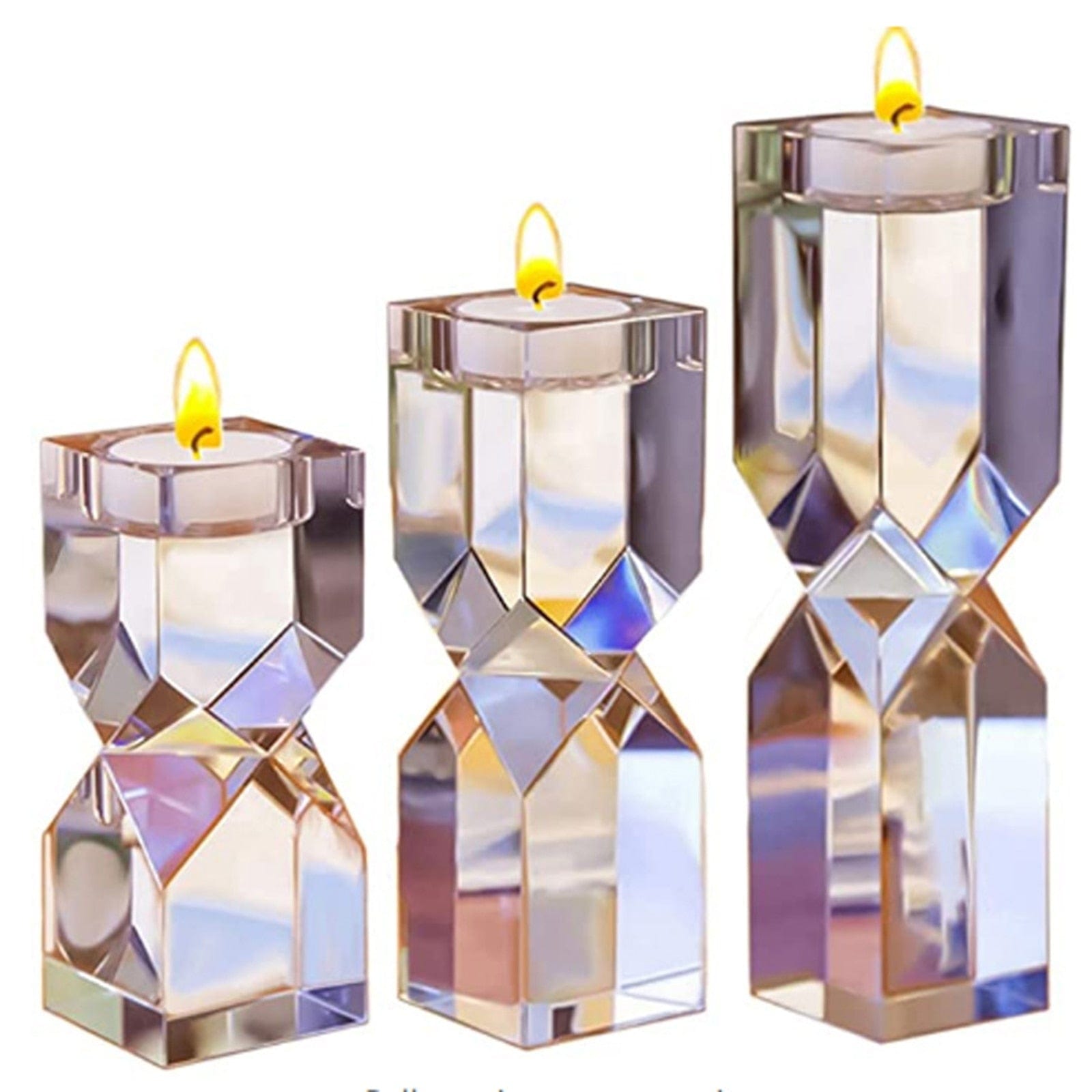 Hourglass Candle Holder