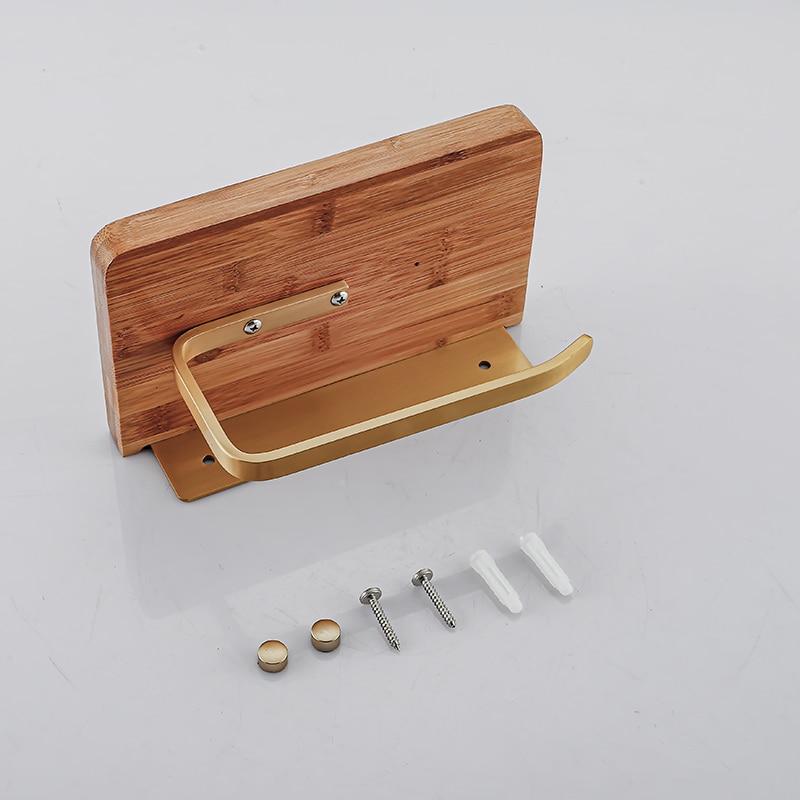 Bamboo Toilet Paper Shelf
