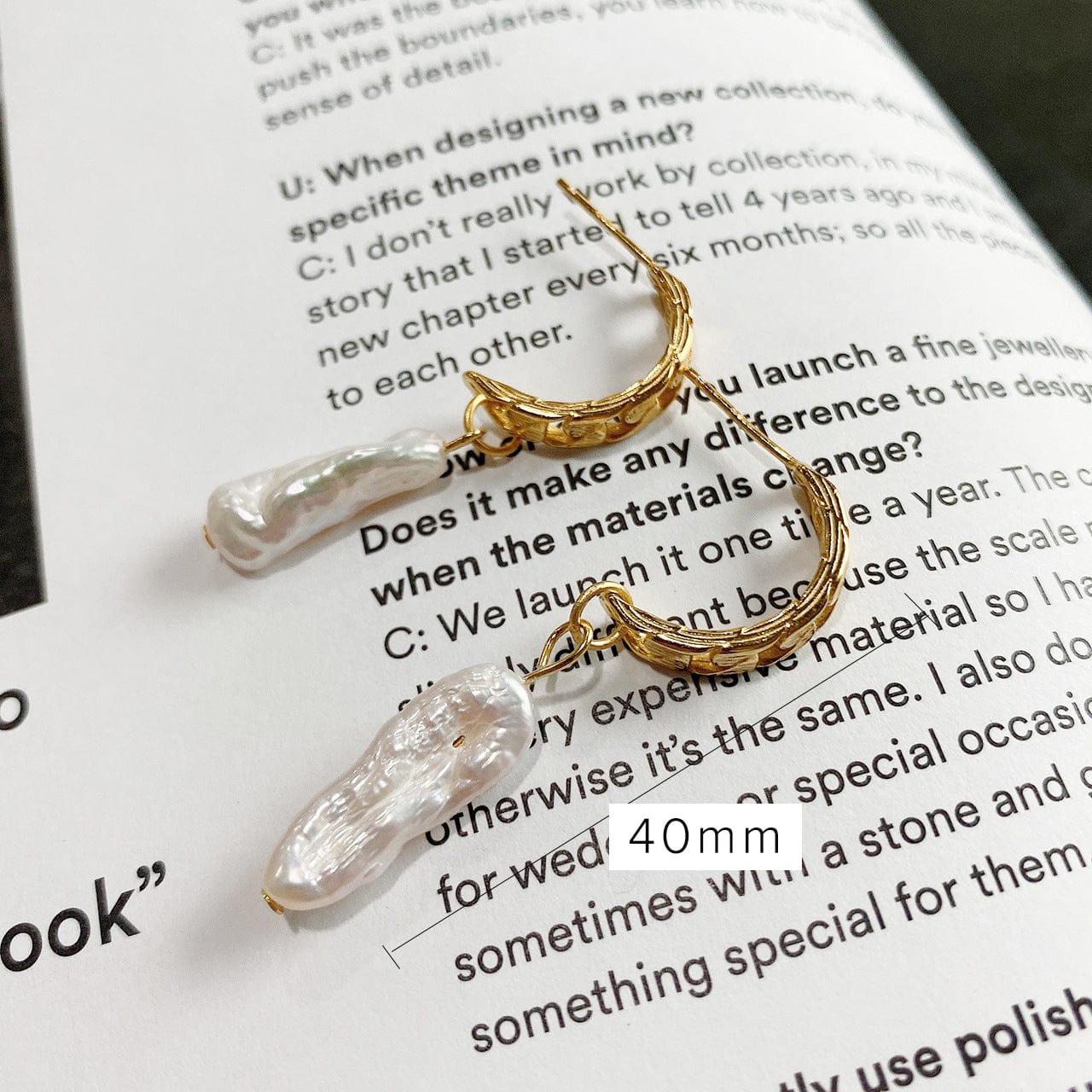 Sasha Pearl Earrings