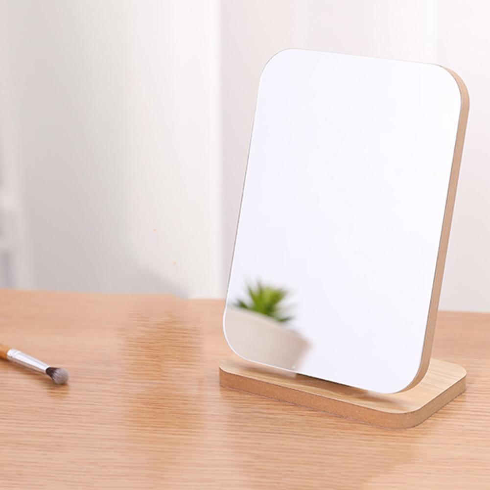 Wood Table Mirror