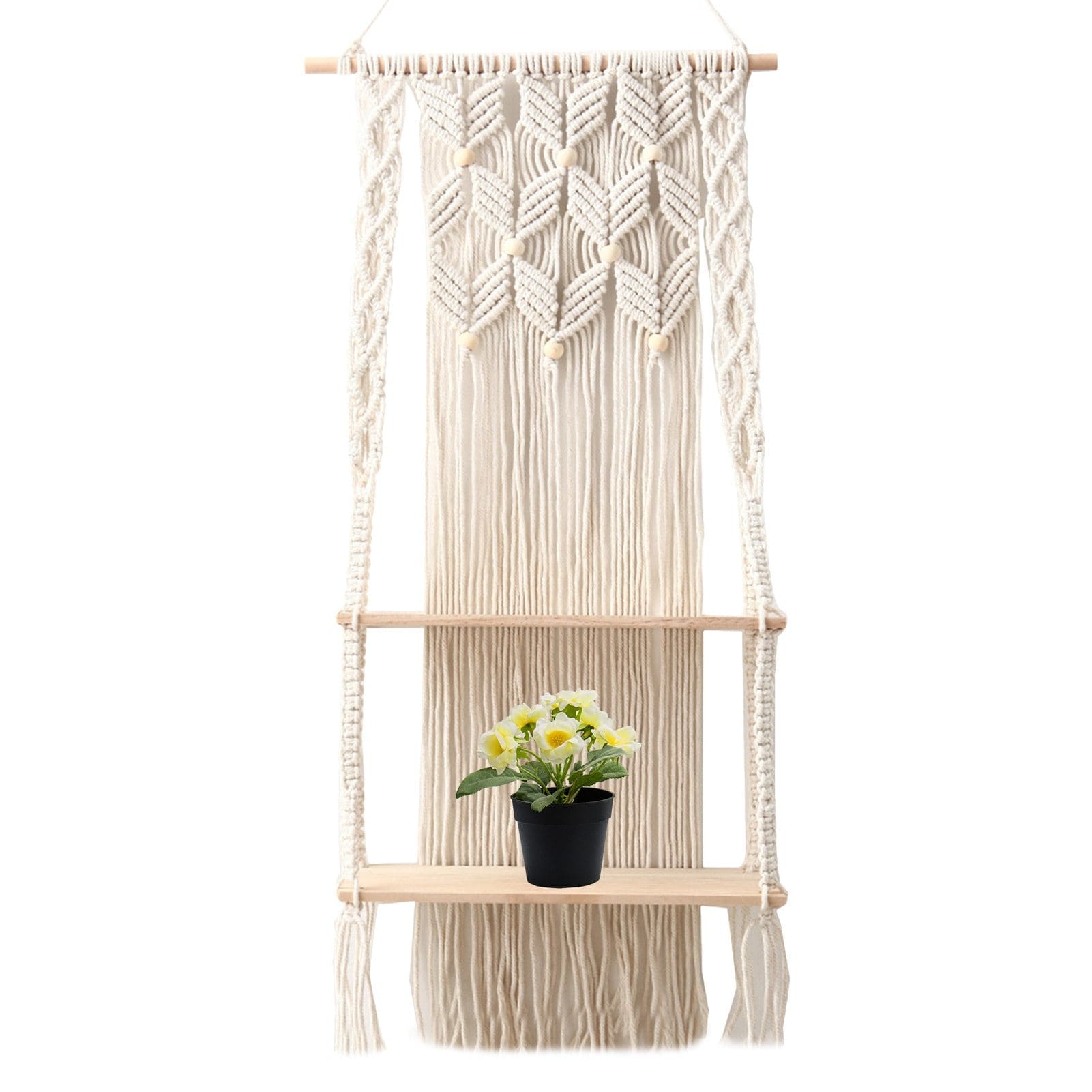 Macrame Tapestry Shelf