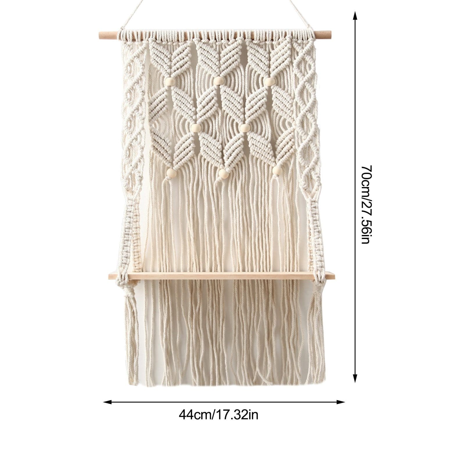 Macrame Tapestry Shelf