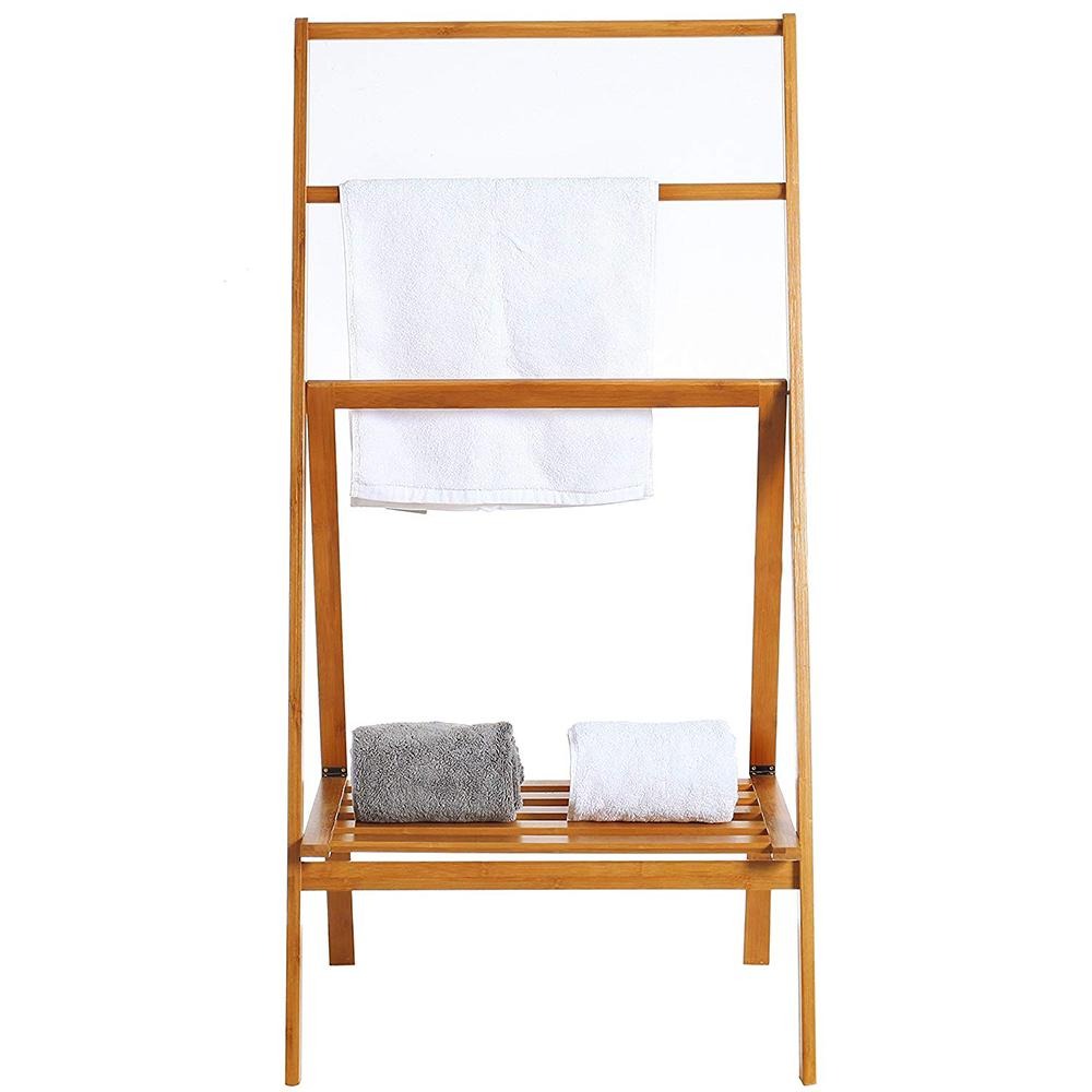 Bamboo Towel Stand