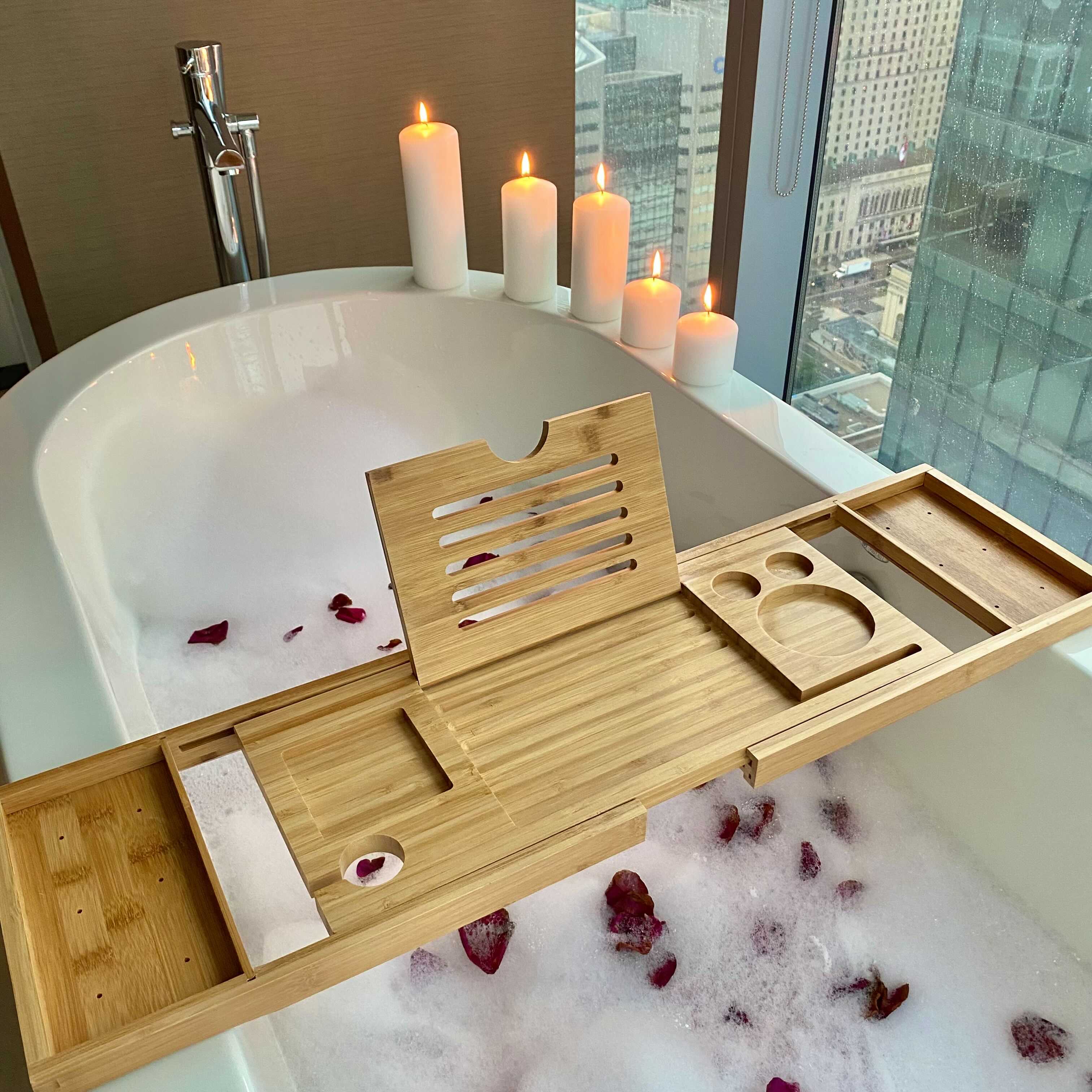 Bamboo Bathtub Tray – Still Serenity