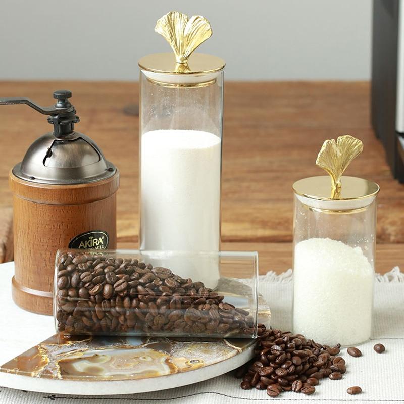 Gingko Sealed Storage Jars