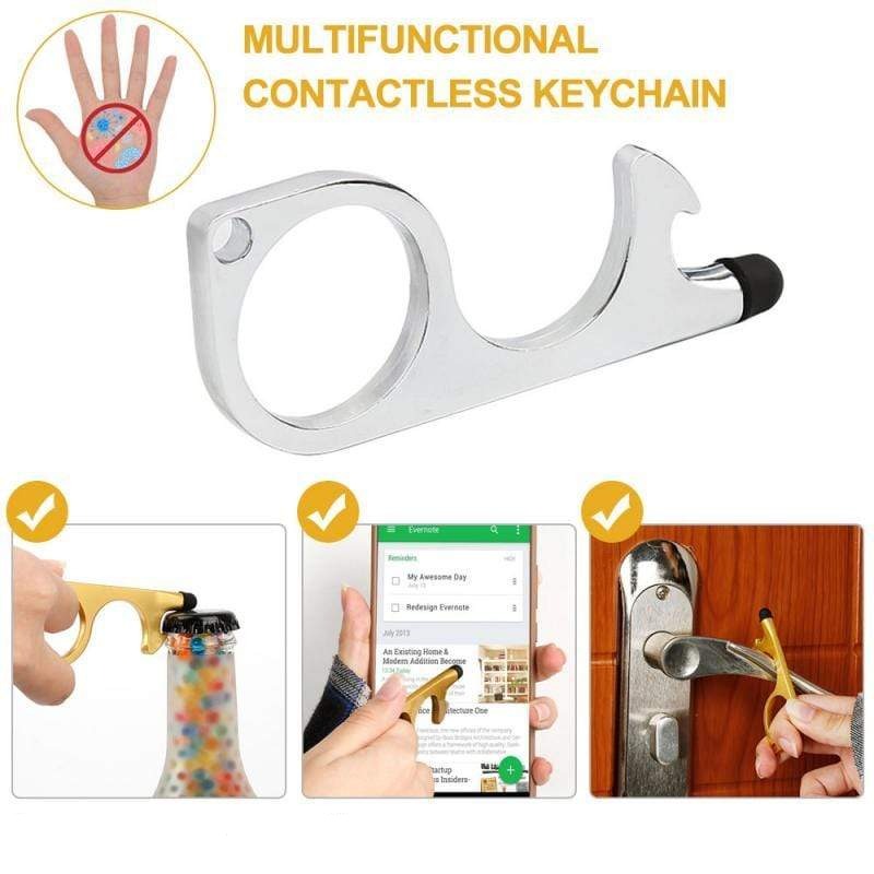 thumbnail image 2 of DMONE No Touch Door Opener - EDC Anti Touch Tool - 4 Pack Touchless Door Opener Hand Tool 2 of 14