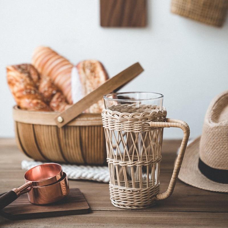 Rattan Glass Holder