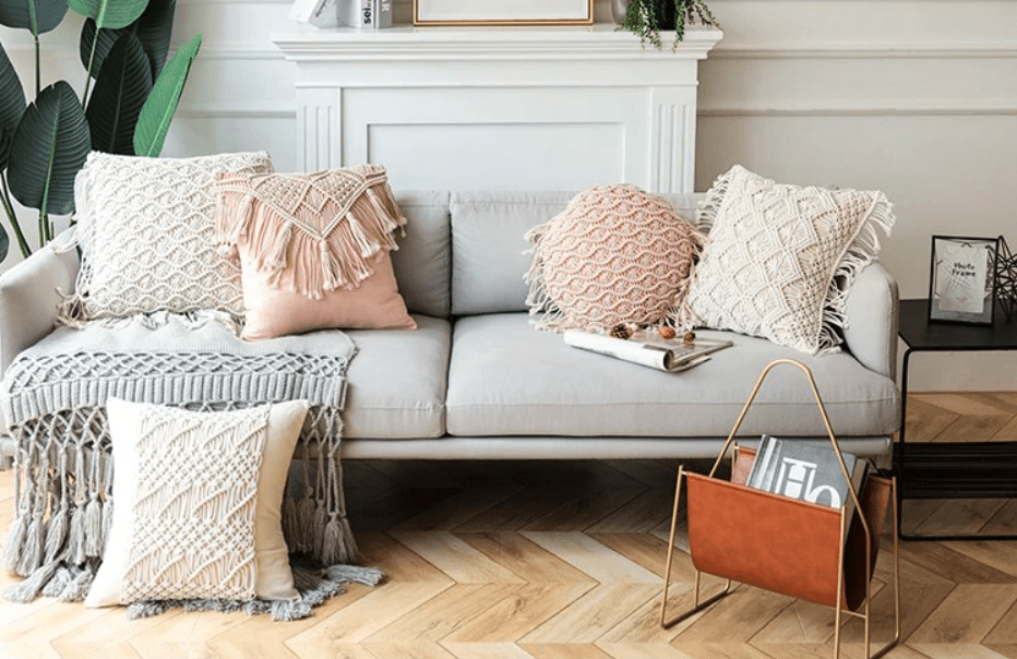 Macrame Pillow Cover