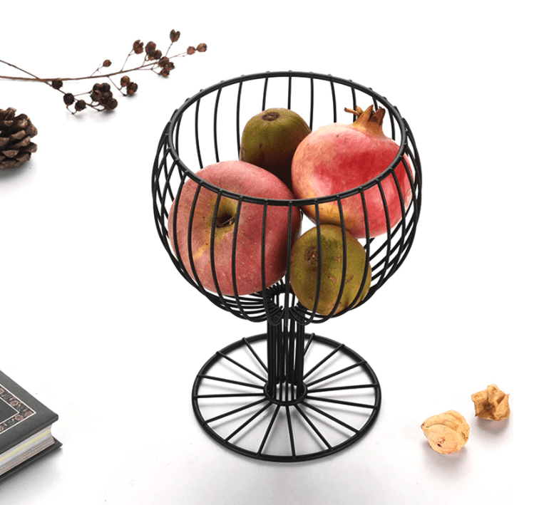 Wrought Iron Wine Glass Holder