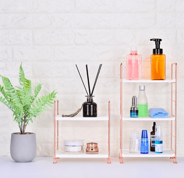 Rose Gold Storage Rack Still Serenity