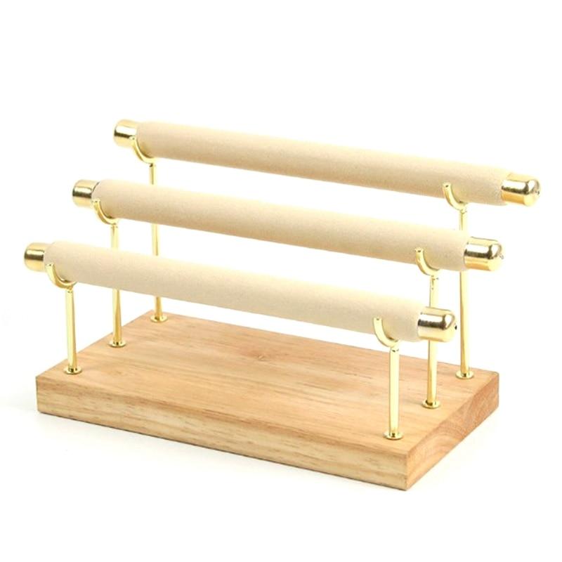 Wooden Jewelry Display Stand
