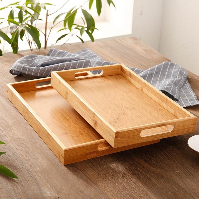 Wood Serving Tray ,Light Durable Educational Montessori Wooden