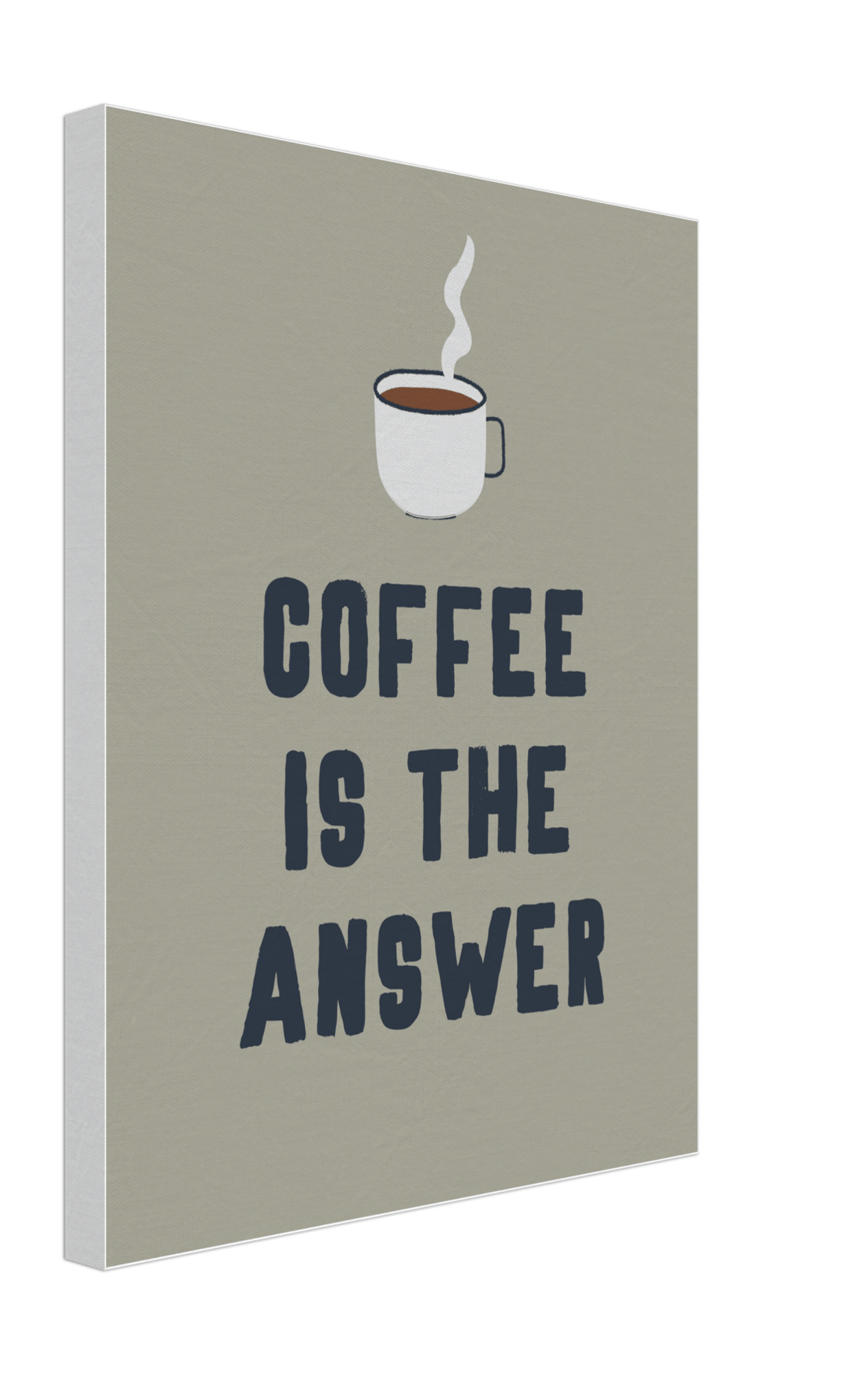 Cafe Au Lait Canvas