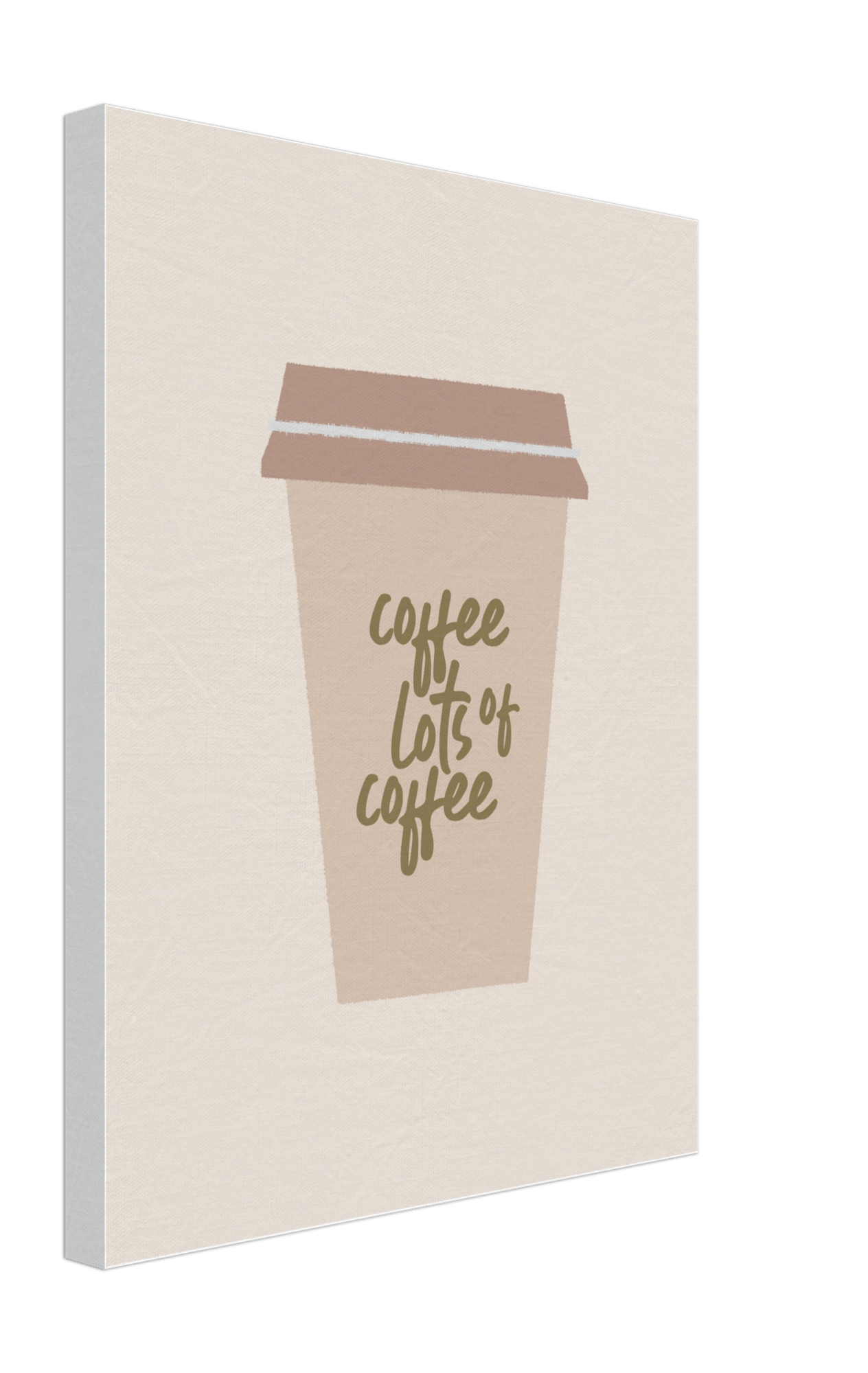 Cafe Au Lait Canvas