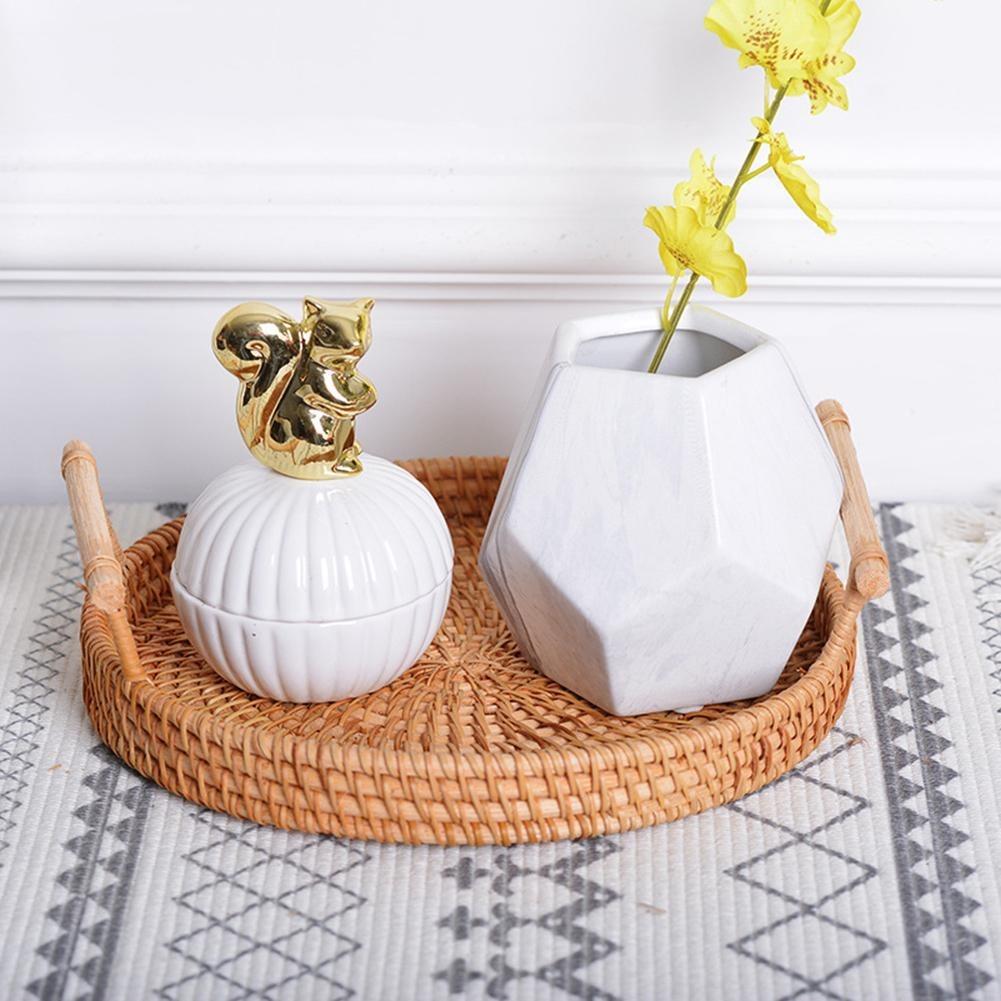 Rattan Round Basket