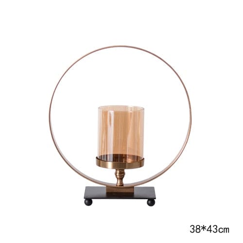 Arced Candle Holder