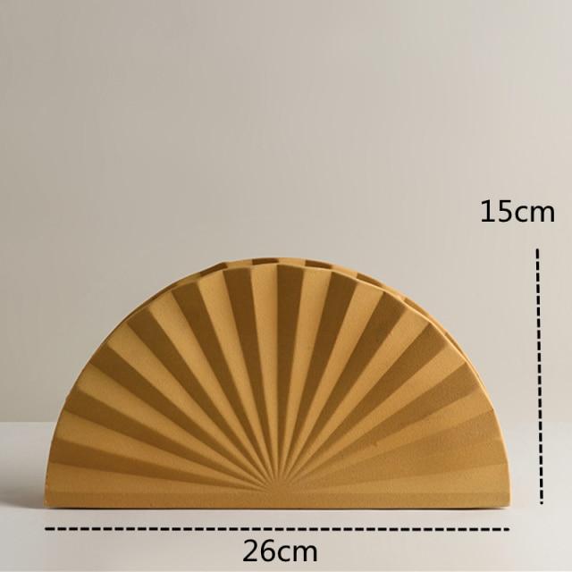 Origami Fan Vase