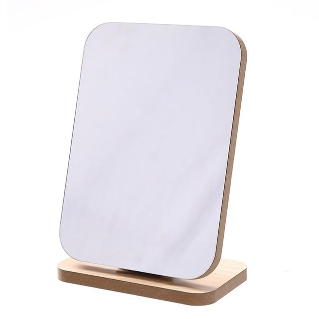 Wood Table Mirror