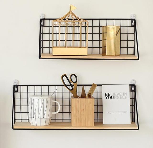 Grid Floating Shelf