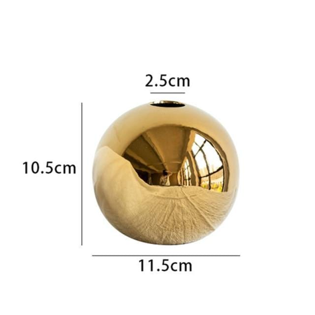 Golden Globe Vase