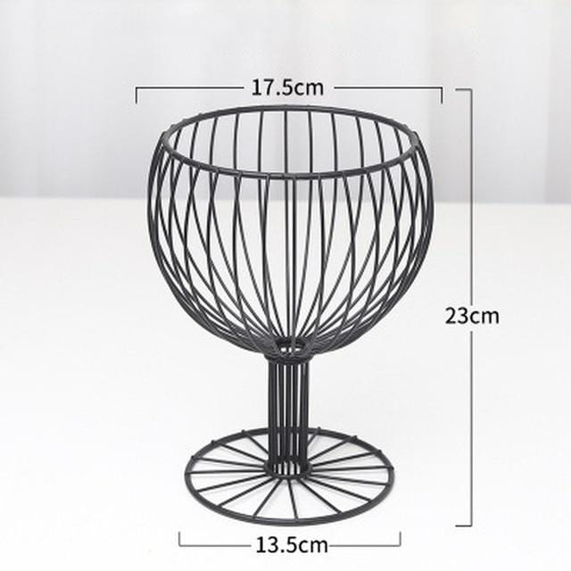 Wrought Iron Wine Glass Holder
