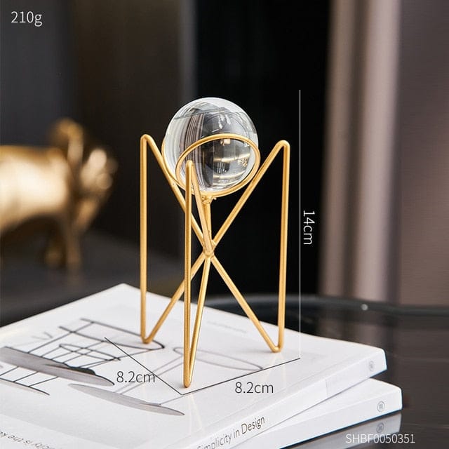 Golden Desk Decor