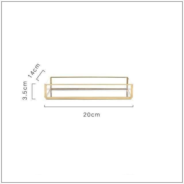 Nordic Brass Tray