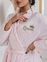 Queen Plush Bathrobe