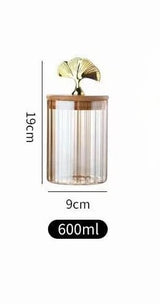 Gingko Sealed Storage Jars