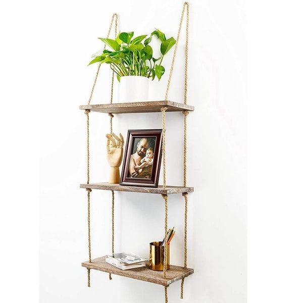 Rustic Wooden Shelf – Still Serenity