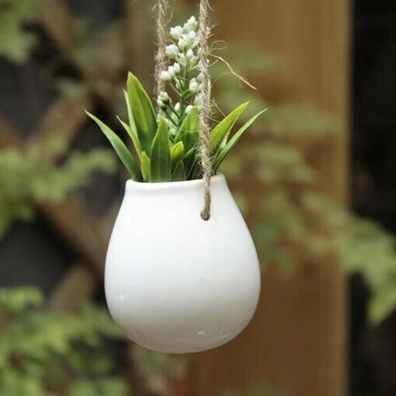 ikea hanging planter white Mini Hanging Planter – Still Serenity