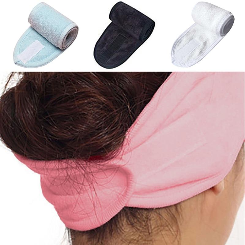 Hair Holder Hairbands Adjustable Makeup Hairband Soft Toweling