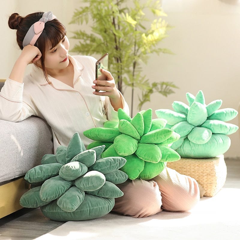 succulent cactus pillow Succulent Pillow – Still Serenity