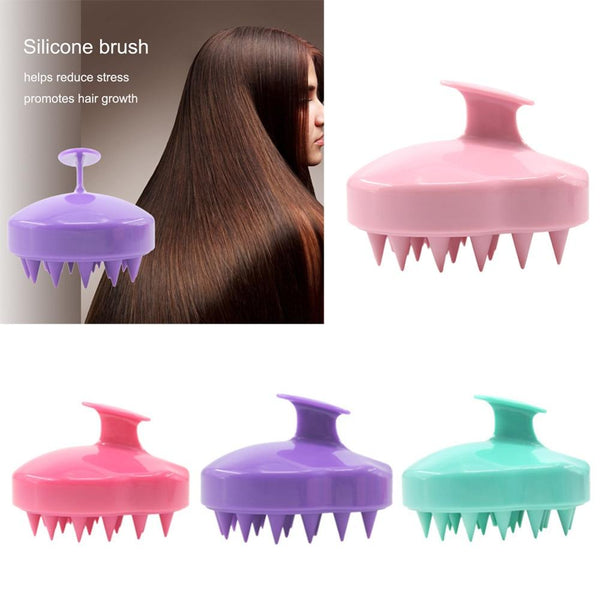 Silicone Scalp Shower Hairbrush