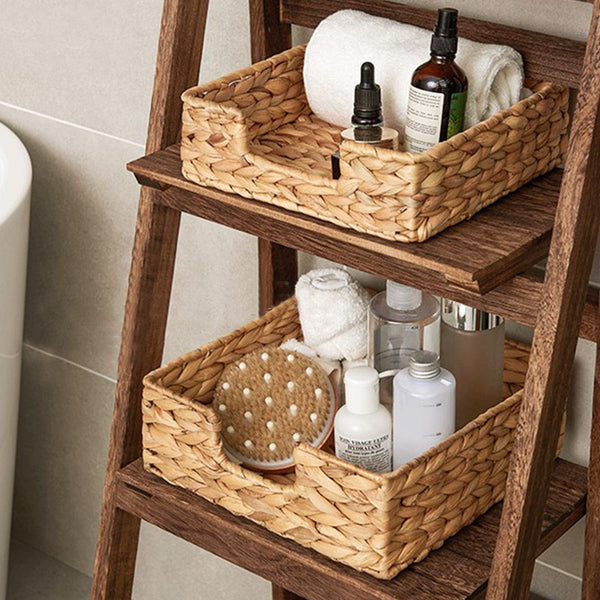 Wicker storage shop trays