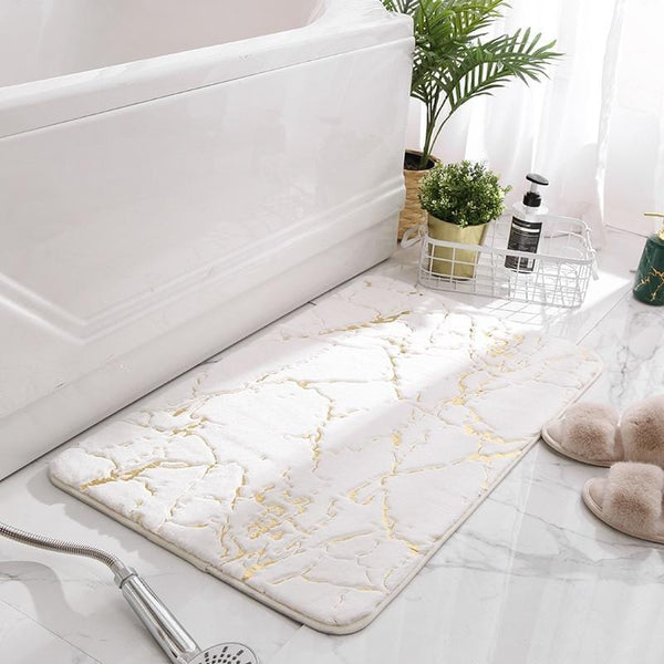 Vinthentic Marble Absorbent Bath Mat