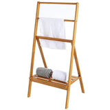 Bamboo Towel Stand