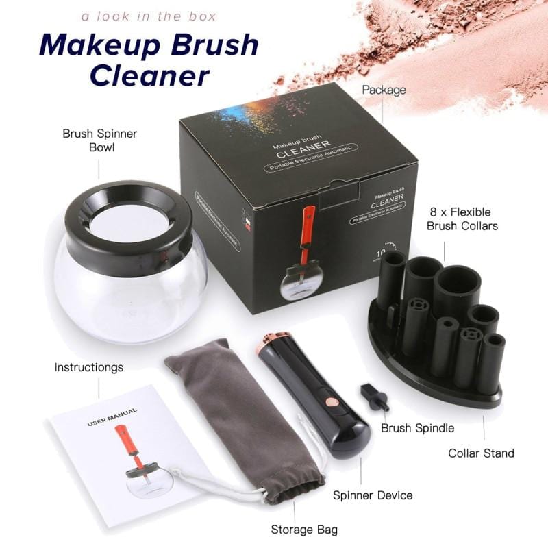 Automatic Electric Eyeshadow Makeup Brush Cleaning Tool - NEST MART – Nest  Mart