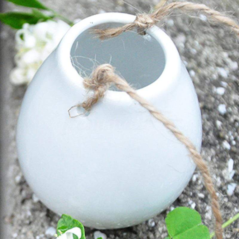 egg shaped hanging planter Mini Hanging Planter