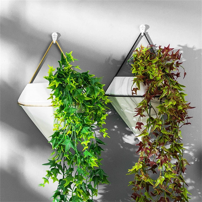 triangle shaped plant pots Hanging Triangle Pot – Still Serenity