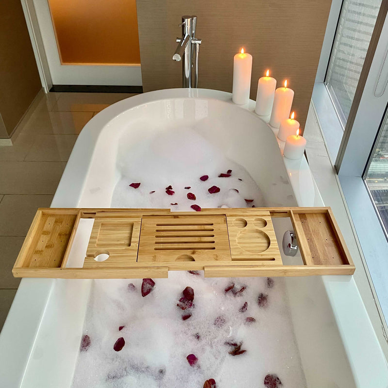 Foldable Bamboo Bath Mat – Still Serenity