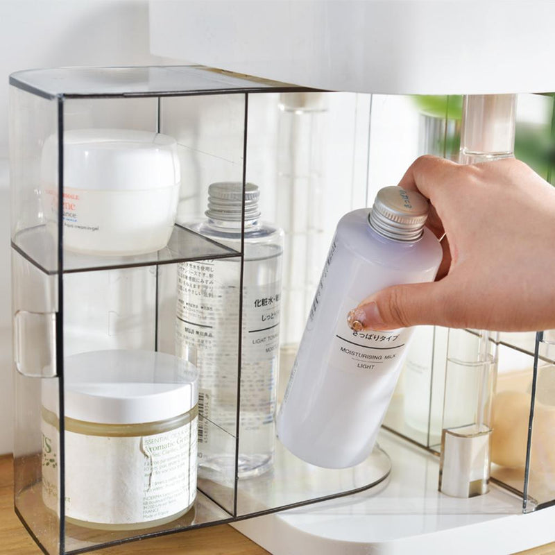 Transparent Dust-proof Skin Care Products Cosmetics Large-capacity