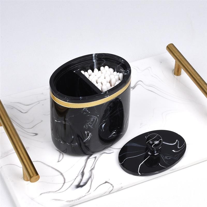 Marble Cotton Holder