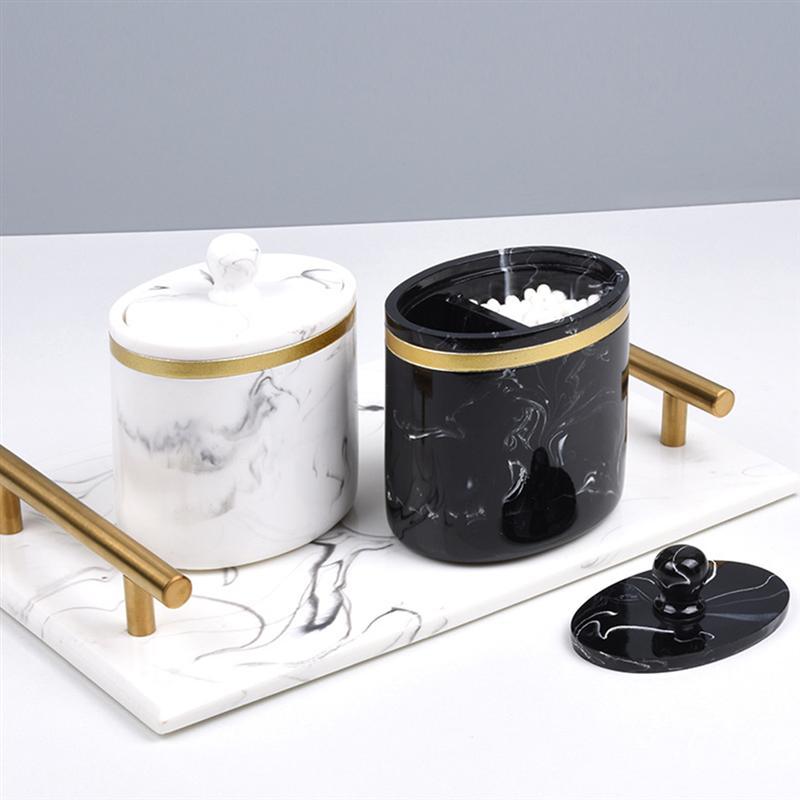 Marble Cotton Holder