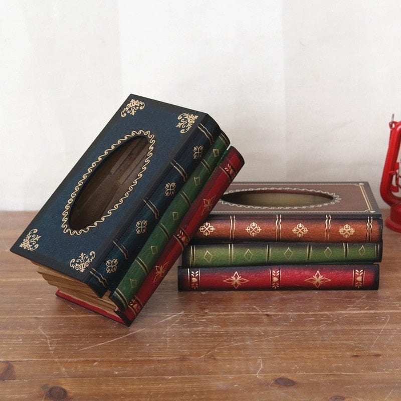 Classic Novels Tissue Box