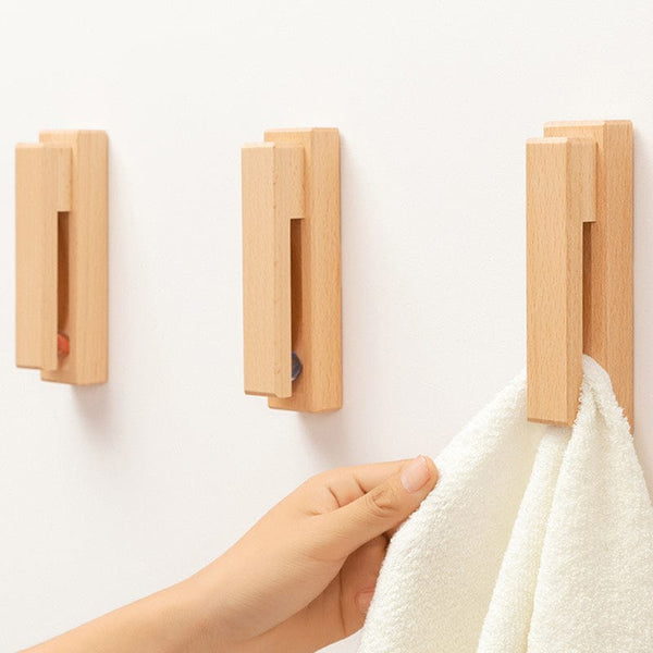 Wood Towel Hook, Bathroom Towel Hooks On Wood