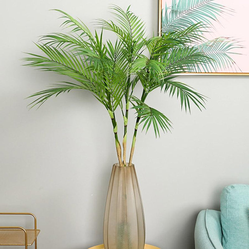 faux green palm plant leaf branch Palm Leaves – Still Serenity