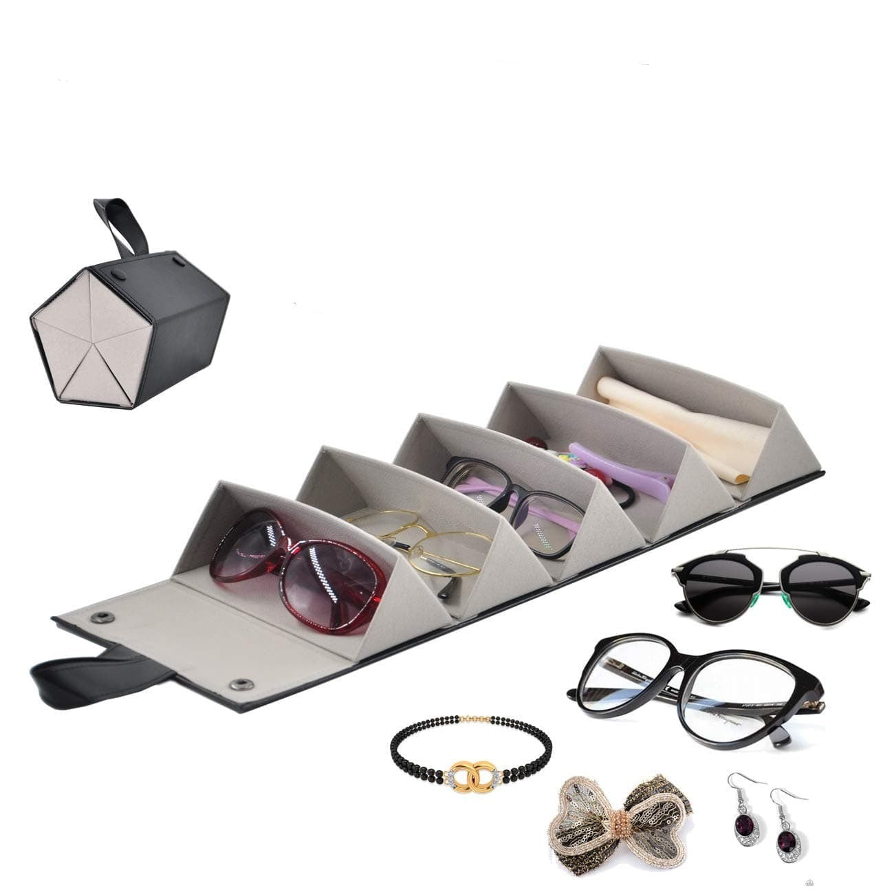 Folding Travel Glasses Case